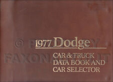 1977 dodge data for sale  Riverside