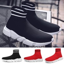 Tênis casual de cano alto tênis ao ar livre feminino masculino tênis de corrida malha plus size 45 comprar usado  Enviando para Brazil