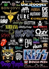 Póster de bandas de rock 13" X 19" mini póster de concierto reimpresión foto  segunda mano  Embacar hacia Mexico