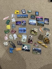 43 imanes de recuerdo de viaje vintage monumentos de Estados Unidos y algunos internacionales segunda mano  Embacar hacia Mexico