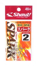 Gancho único Shout 201-SP Spark Jigging prata tamanho 2 (5473) comprar usado  Enviando para Brazil
