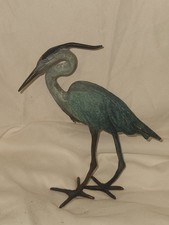 Bronze statue heron for sale  North Branch