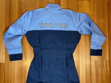 Macacão mecânico vintage Toyo pneu Japão Tsunagi Toyota azul LL XL, usado comprar usado  Enviando para Brazil