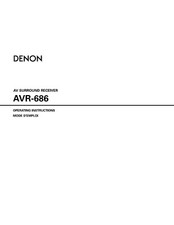 Denon avr 686s for sale  Attica