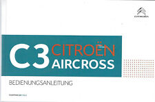 Usado, CITROEN C3 AIRCROSS Betriebsanleitung 2019 Kurzanleitung Handbuch Bordbuch BA comprar usado  Enviando para Brazil