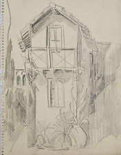Antico disegno dipinto usato  Carrara