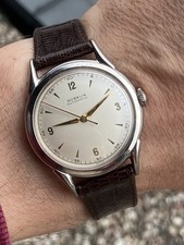 GÜBELIN Automatyczny zderzak 35mm | Oszałamiająca tarcza i etui na kraba | Vintage lata 40-te na sprzedaż  PL