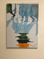 Quadro dipinto mario usato  Roma