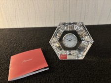 Pendulette hexagonale cristal d'occasion  Baccarat