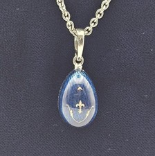Faberge anhänger blau gebraucht kaufen  Limburg a. d. Lahn