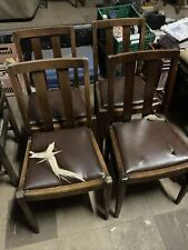 CONJUNTO DE QUATRO CADEIRAS PARA SALA DE JANTAR ANOS 50 anos 60 precisam de recuperação , usado comprar usado  Enviando para Brazil