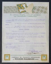 Facture fabrique ceramique d'occasion  Nantes-