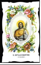 Santino getulio martire usato  Italia