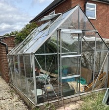 Aluminium greenhouse 320cm for sale  BOURNEMOUTH