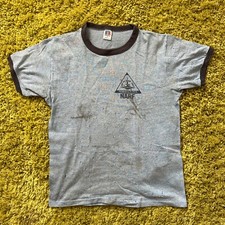 Camiseta Vintage Narf Pensacola Fla Naval Air Rework Facility Média Fabricada nos EUA comprar usado  Enviando para Brazil