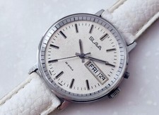 Vintage URSS Branco Grafite Relógio Mecânico 1978 Masculino Presente Colecionável 38mm comprar usado  Enviando para Brazil