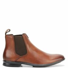 Botas de trabalho masculinas Hush Puppies Chelsea extra largas couro bronzeado polido comprar usado  Enviando para Brazil