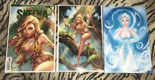 SHEENA #0 1:100 & #1 Virgin Variant 1:50 J SCOTT CAMPBELL Esgotado quase perfeito assinado comprar usado  Enviando para Brazil