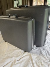 Juego de equipaje rígido Samsonite vintage 2, gris oscuro aprox 18x24 y 24x14 segunda mano  Embacar hacia Mexico