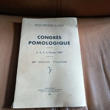 Livre congrès pomologique d'occasion  Rozier-en-Donzy