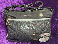 Usado, Bolsa de ombro ANEKKE Nature Woods preta eco reciclada mapa do Canadá tiracolo comprar usado  Enviando para Brazil