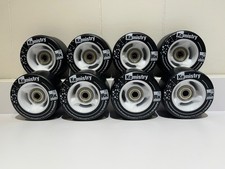 Conjunto de 8 rodas de skate Kemistry Radikal 70mm com rolamentos novas ao ar livre comprar usado  Enviando para Brazil