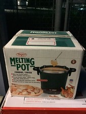 Usado, Fondue/fritadeira Dazey Melting Pot revestido antiaderente 21997 comprar usado  Enviando para Brazil