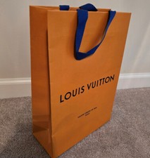 Bolsa de compras de papel autêntica LOUIS VUITTON - 14,125” x 9,875” X 4,375”, usado comprar usado  Enviando para Brazil