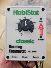 Habistat dimming thermostat for sale  SOUTHMINSTER