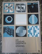 Affiche sérigraphie couleurs d'occasion  Angoulême