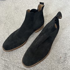 Black suede chelsea for sale  WORTHING