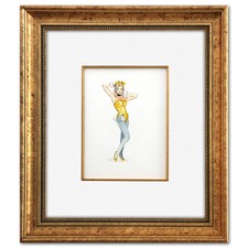 Victoria Fuller- Pintura Original "Posando de Coelho Amarelo" comprar usado  Enviando para Brazil