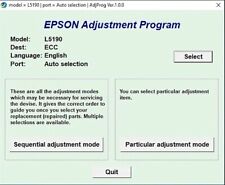 Almofada de tinta Epson L5190 redefinição de contador comprar usado  Enviando para Brazil