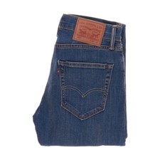 Używany, LEVIS 512 TAPERED W28 L32 NIEBIESKIE GRANATOWE 28/32 DŻINSY MĘSKIE 501 CT 520 SLIM STRETCH na sprzedaż  PL