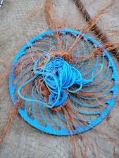 Isca de rede de pesca resistente fácil de jogar à mão arremessar pneu forte armadilha linha malha, usado comprar usado  Enviando para Brazil