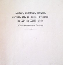 Peintres sculpteurs orfèvres d'occasion  Frejus