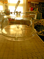 Clear glass pedestal for sale  Allentown