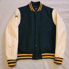Superdry varsity jacket for sale  FLEET