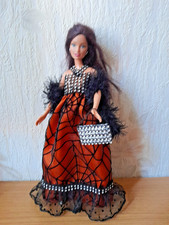 Robe longue orange d'occasion  Yerres