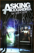 ASKING ALEXANDRIA From Death To Destiny Ltd Ed assinado por todos os 5 pôsteres litho raros comprar usado  Enviando para Brazil