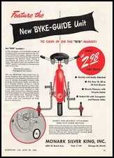 1949 Monark Silver King Chicago Byke unidade guia triciclo bicicleta mercado impressão anúncio comprar usado  Enviando para Brazil