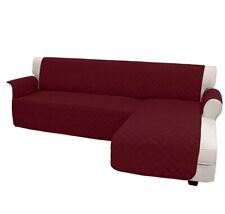 Sofá Chaise Lounge Seccional COBERTURA DE SOFÁ Impermeável Reversível VERMELHO X-Grande comprar usado  Enviando para Brazil