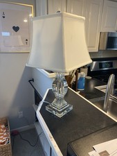 Crystal table lamp for sale  Saint Clair Shores