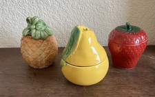 Ceramic covered jars d'occasion  Expédié en Belgium