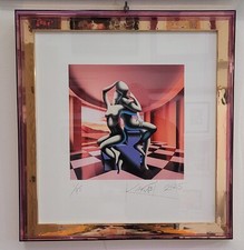 Mark kostabi serigrafia usato  Roma