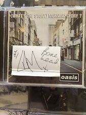 Oasis signed card for sale  SANDWICH