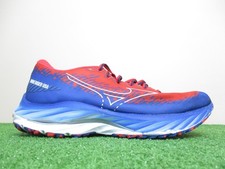 Tênis Mizuno Wave Rider EUA Feminino 10 Médio B Vermelho Azul Branco Corrida comprar usado  Enviando para Brazil