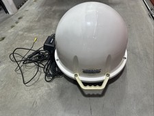 Antena de TV via satélite portátil automática branca Winegard Carryout trailer com cabos comprar usado  Enviando para Brazil