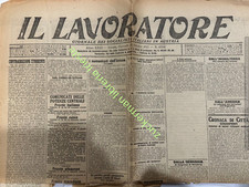 Lavoratore trieste ottobre usato  Italia