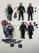 Lote Marvel Legends Capitão América 6 bonecos Soldado Invernal Falcão Flight Bucky, usado comprar usado  Enviando para Brazil